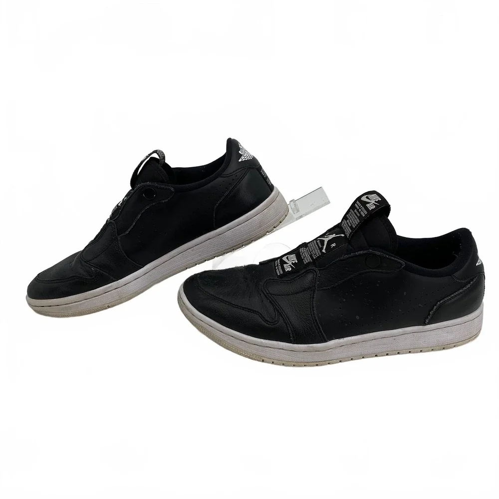 Nike Black Air Jordan 1 Low Retro Slip-On Sneakers | Men’s Size 10